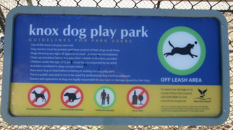 knox dog play park